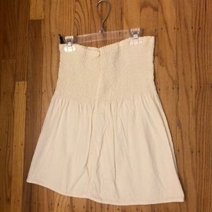 Strapless Smocked Shirt